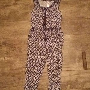 Little girls jumpsuit sleeveless